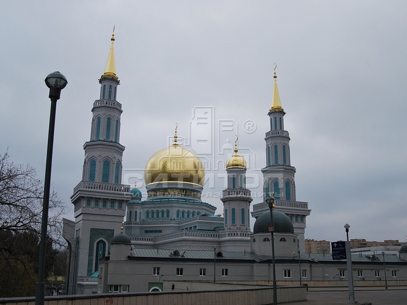 Монтаж грязезащиты: Московская соборная мечеть