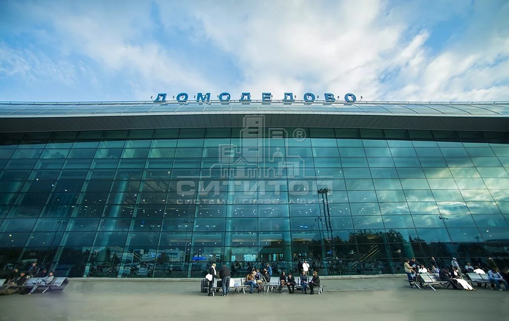 Монтаж грязезащиты: Пассажирский терминал международный аэропорт Домодедово
